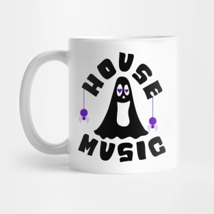 HOUSE MUSIC - Halloween Vibes (Black/Purple) Mug